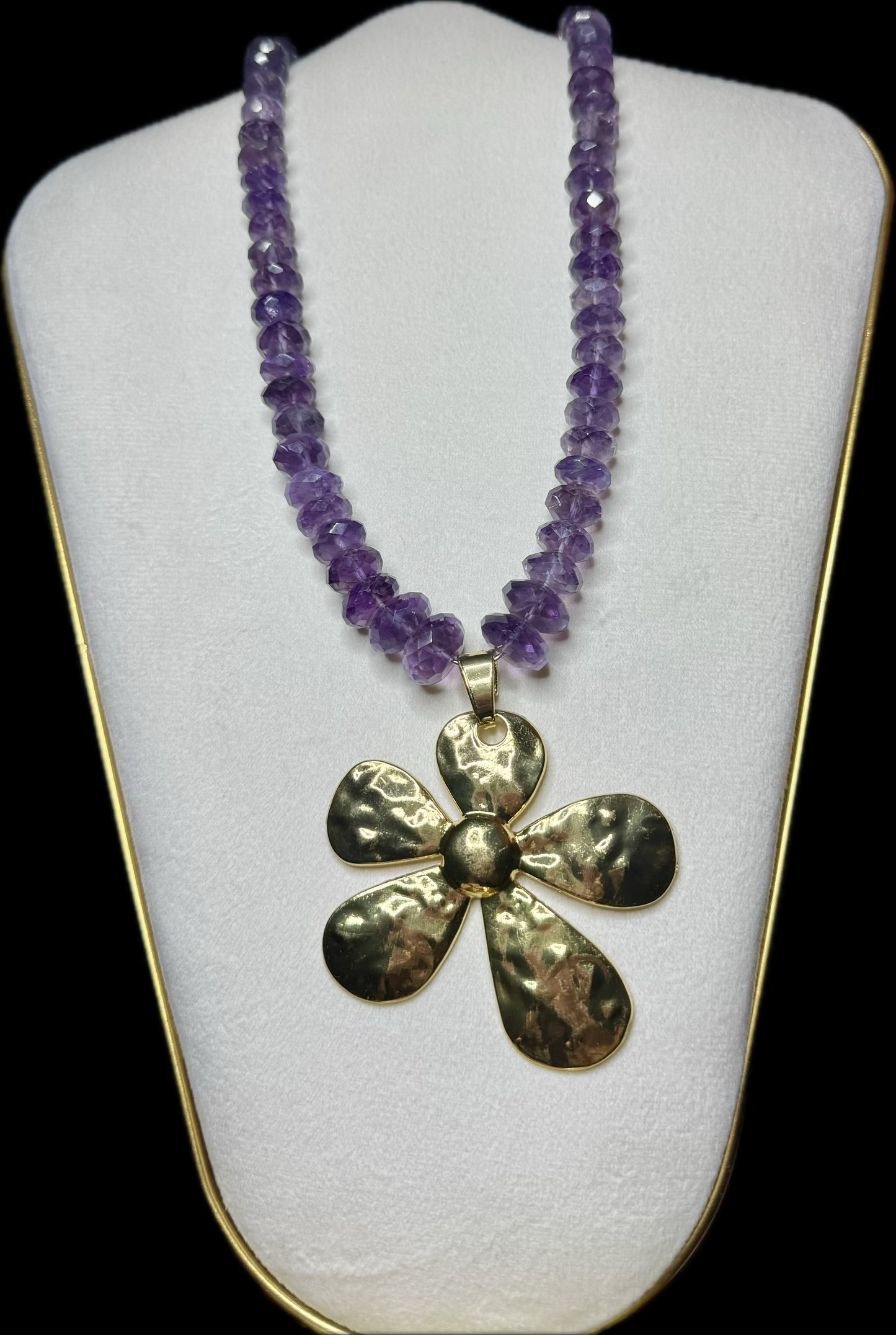 Rena Amethyst Candy Necklace