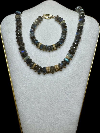 Luminous Labradorite Candy Necklace - bcg Black Label