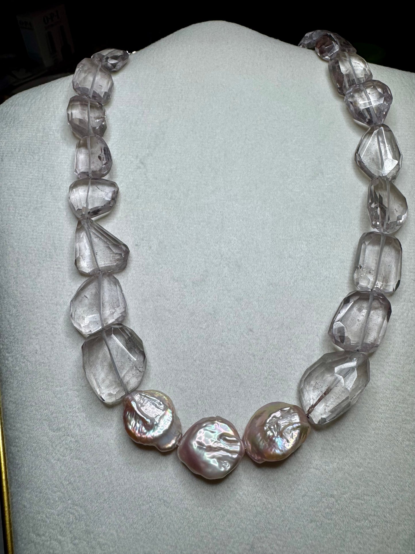 Pale Pink Perfection Candy Necklace