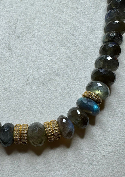 Luminous Labradorite Candy Necklace - bcg Black Label