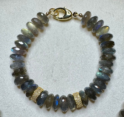 Luminous Labradorite Candy Bracelet