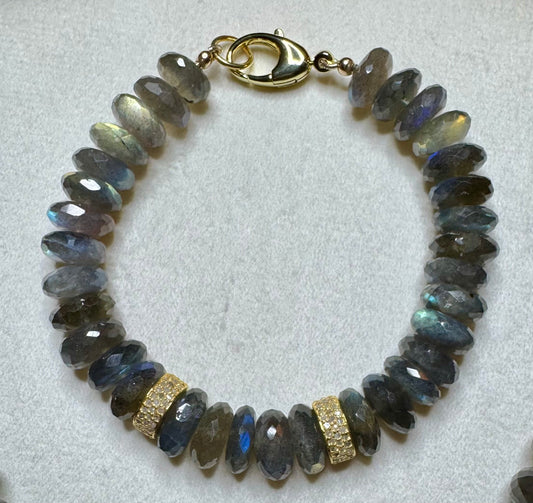 Luminous Labradorite Candy Bracelet